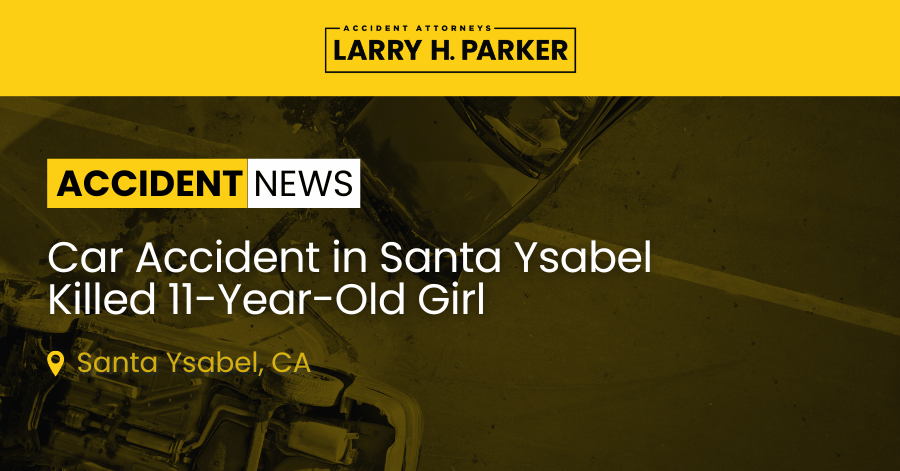 Car Accident in Santa Ysabel: 11-Year-Old Girl Fatal 
