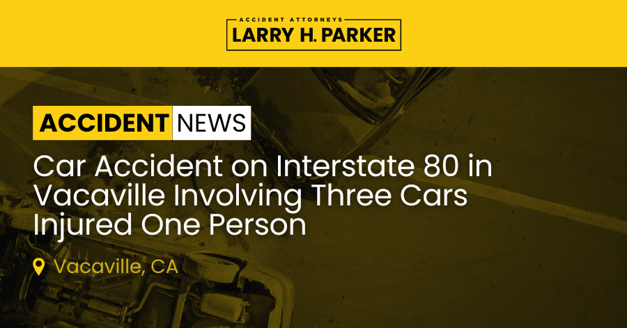 Car Accident on Interstate 80: One Person Injured