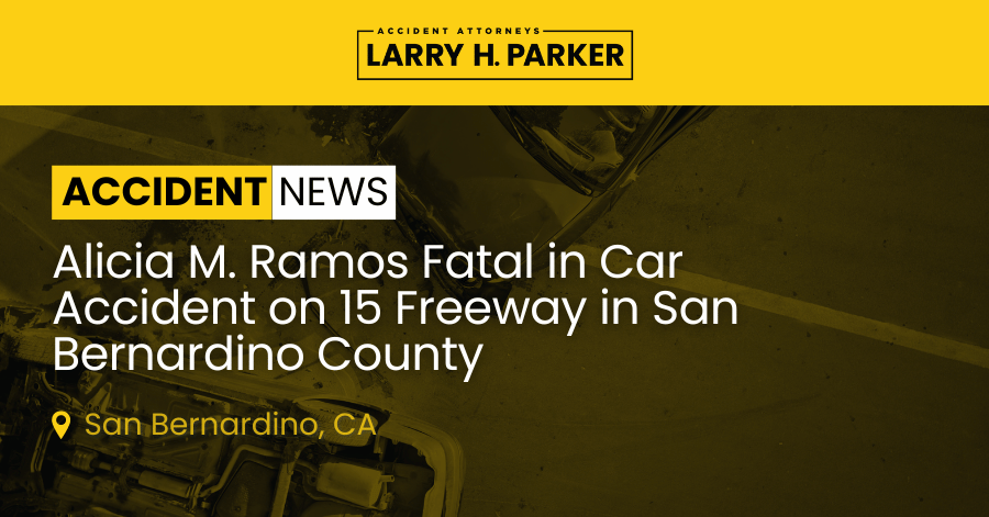 Alicia M. Ramos Killed in Car Accident on 15 Freeway 