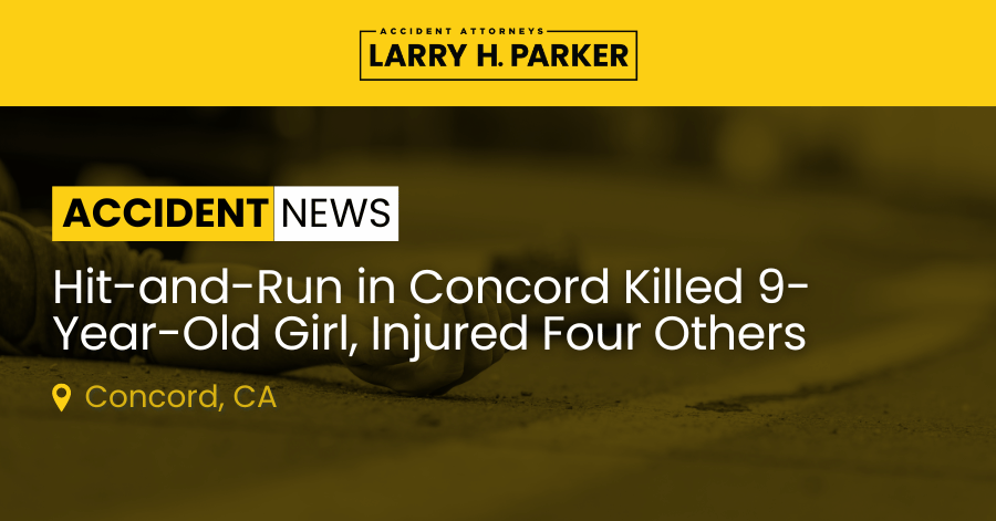 Hit-and-Run in Concord: 9-Year-Old Girl Fatal, Four Critically Injured 